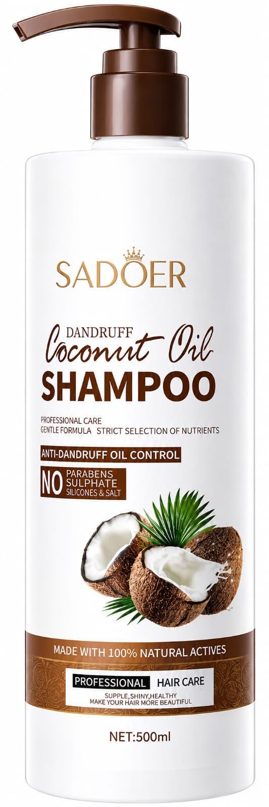 SADOER Coconut Oil Shampoo - 500ml