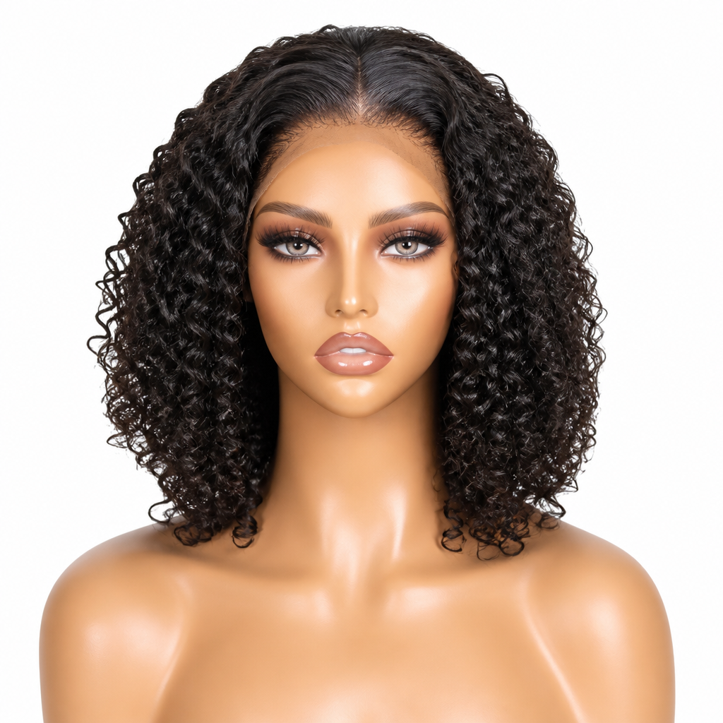 Luxury Curly Wig - 100% Brazilian human hair