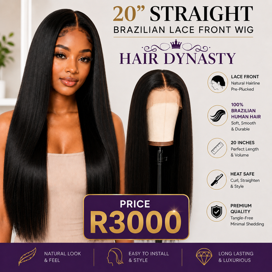 12" Bob Wig Brazilian Lace Front Wig